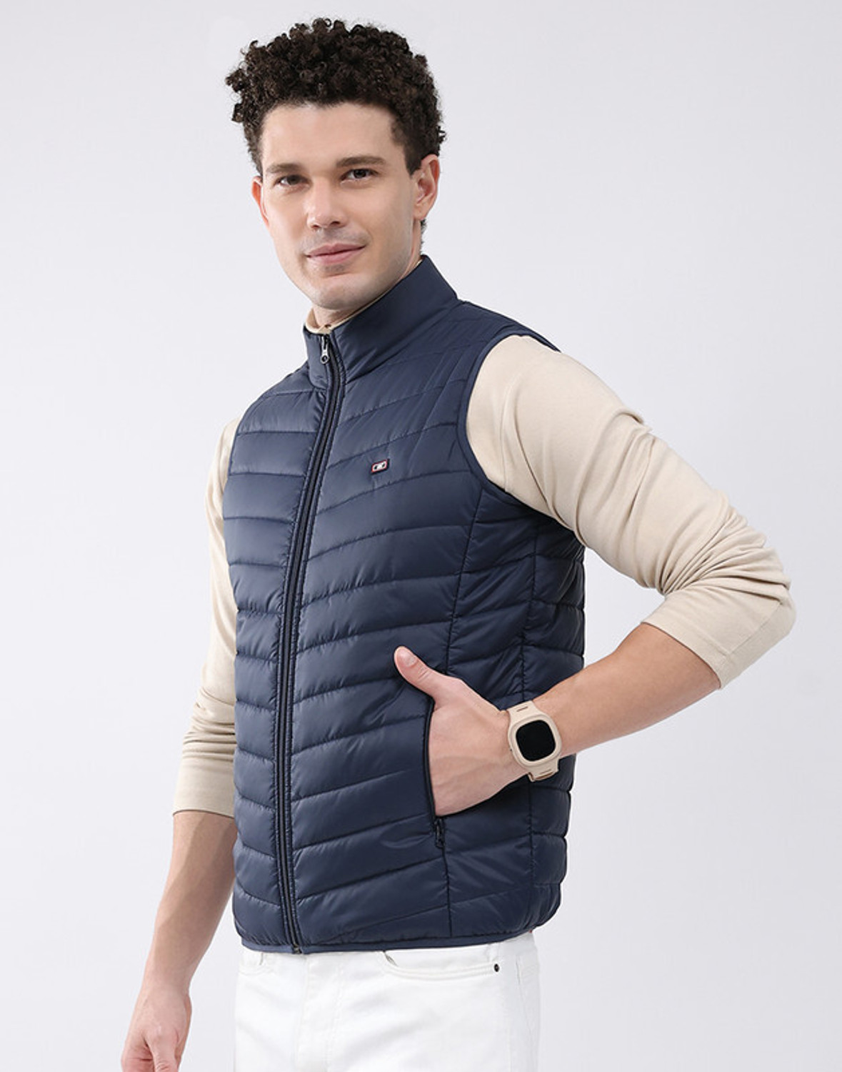 Image of MONTE CARLO Men Solid Casual Jacket