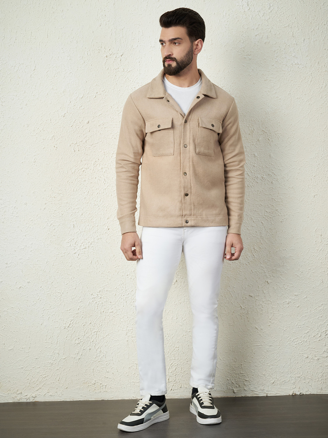 Image of Bigreams Full Sleeve Solid Men Jacket