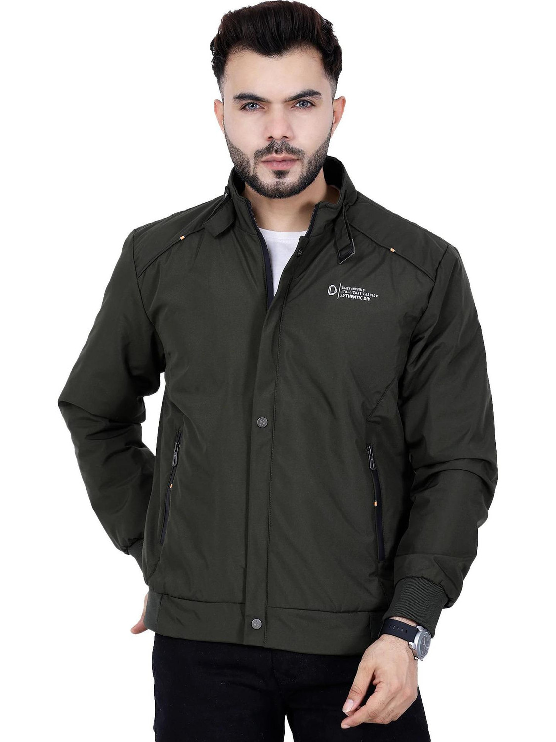Image of Dollar Full Sleeve Solid Men Jacket