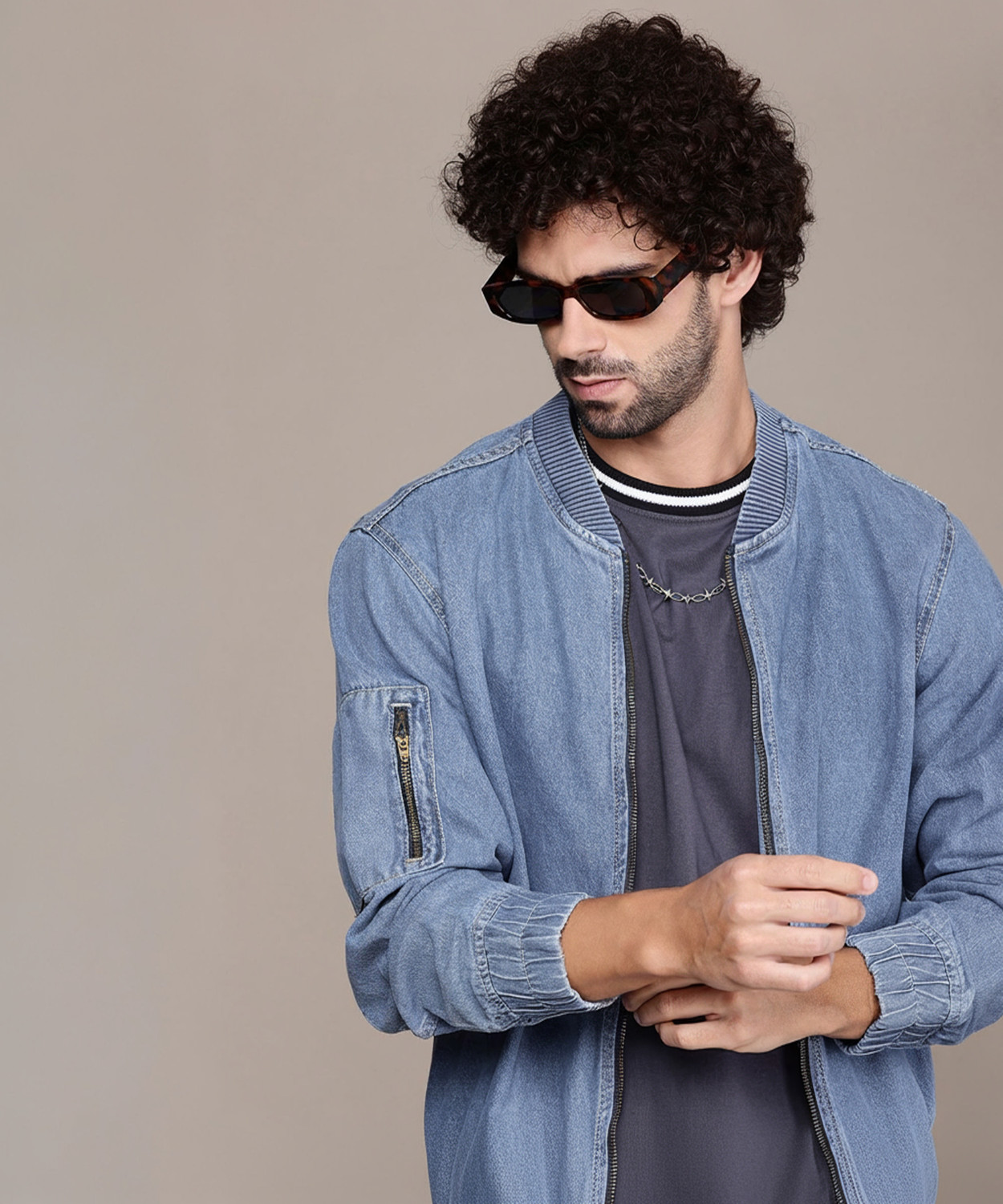 Image of Roadster Full Sleeve Solid Men Jacket