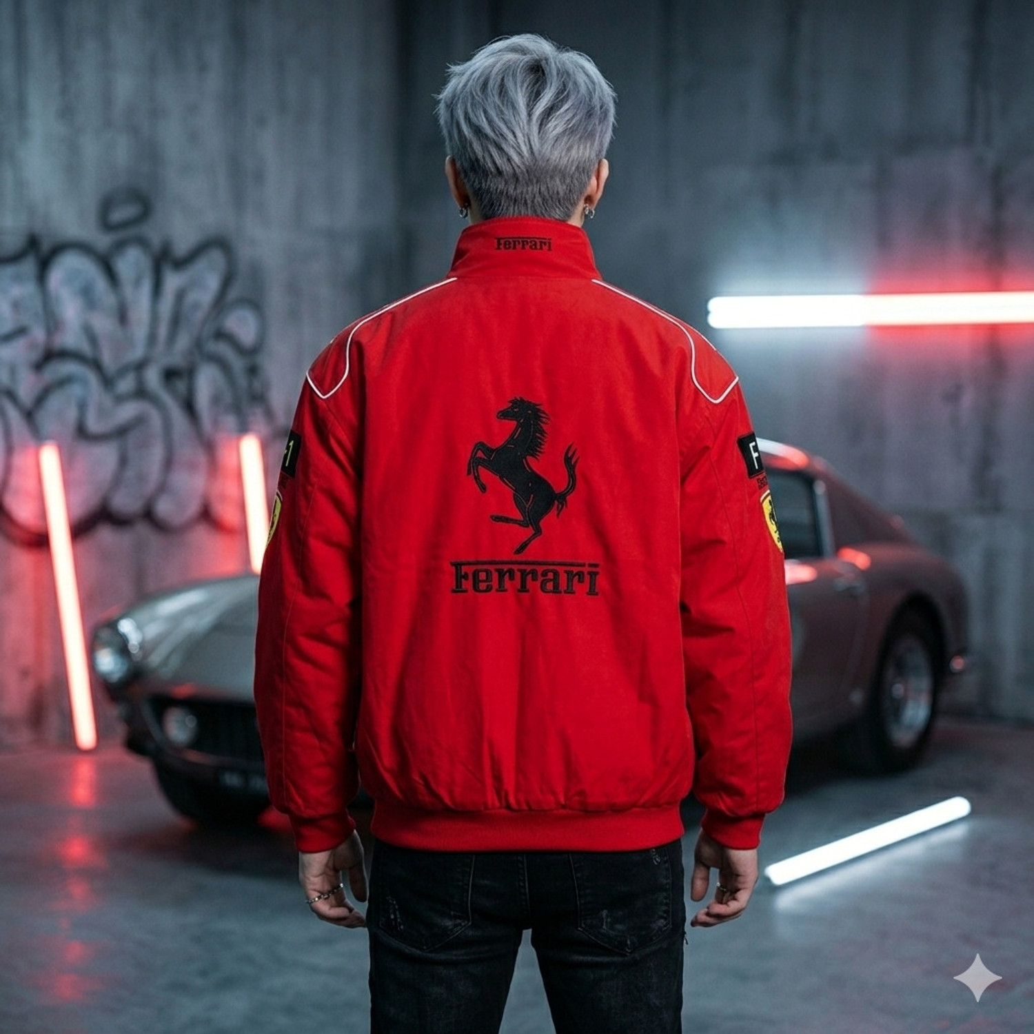 Image of FEARLESS Full Sleeve Printed Men & Women Jacket