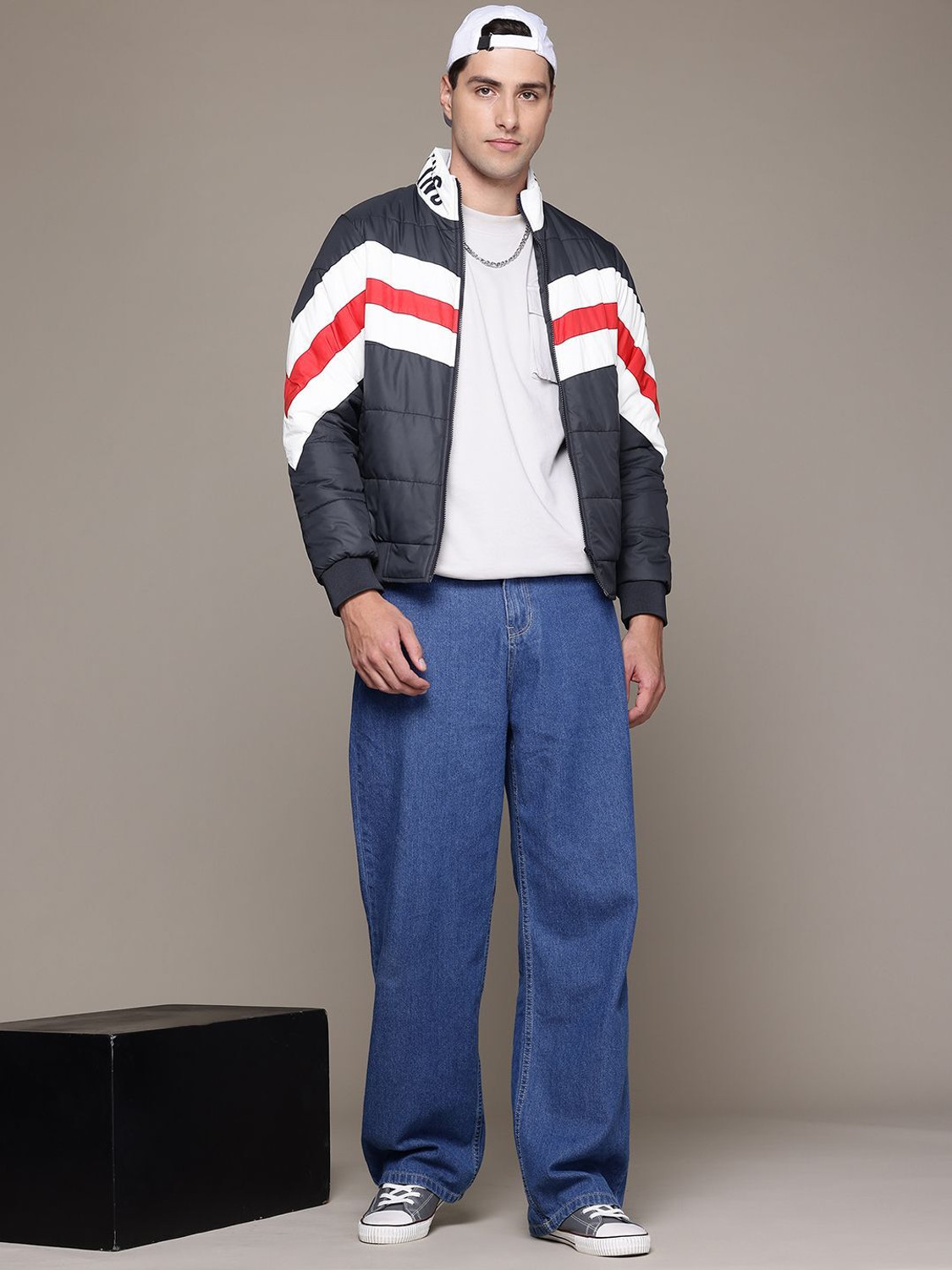 Image of Roadster Full Sleeve Colorblock Men Jacket