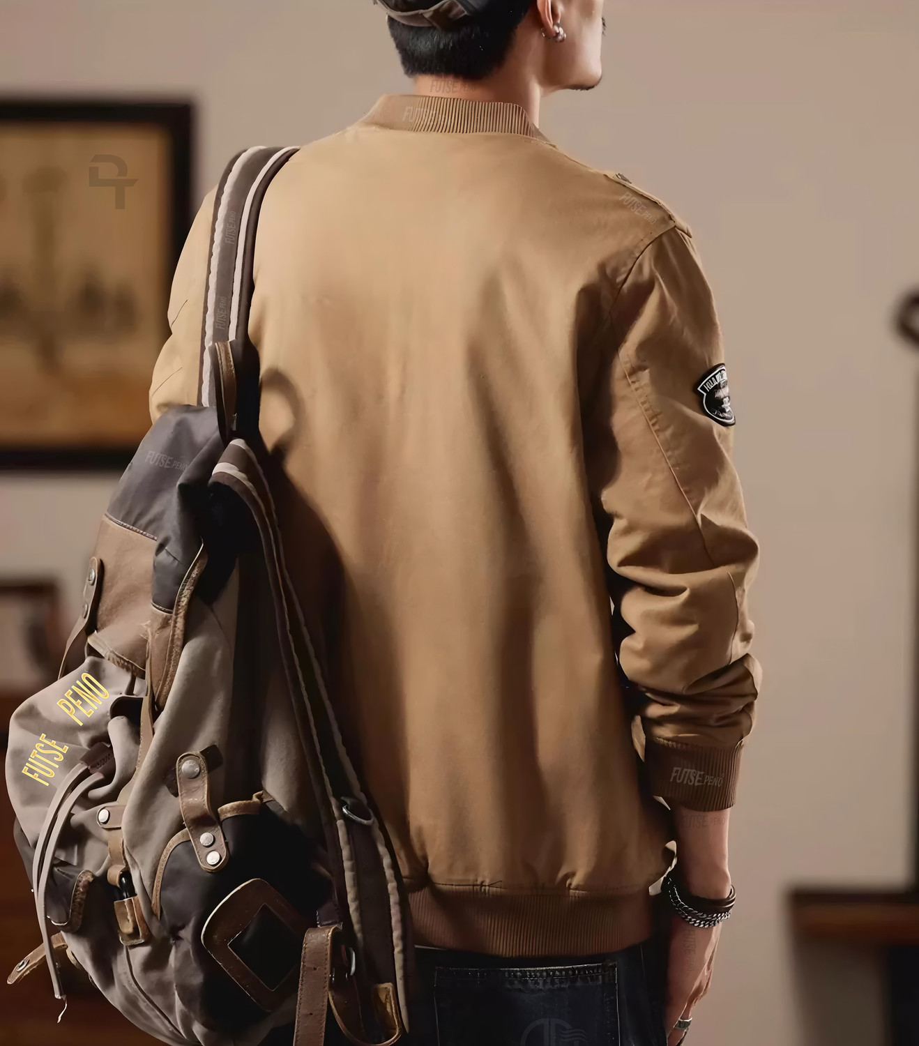 Image of FUTSE PENO Full Sleeve Solid Men Jacket