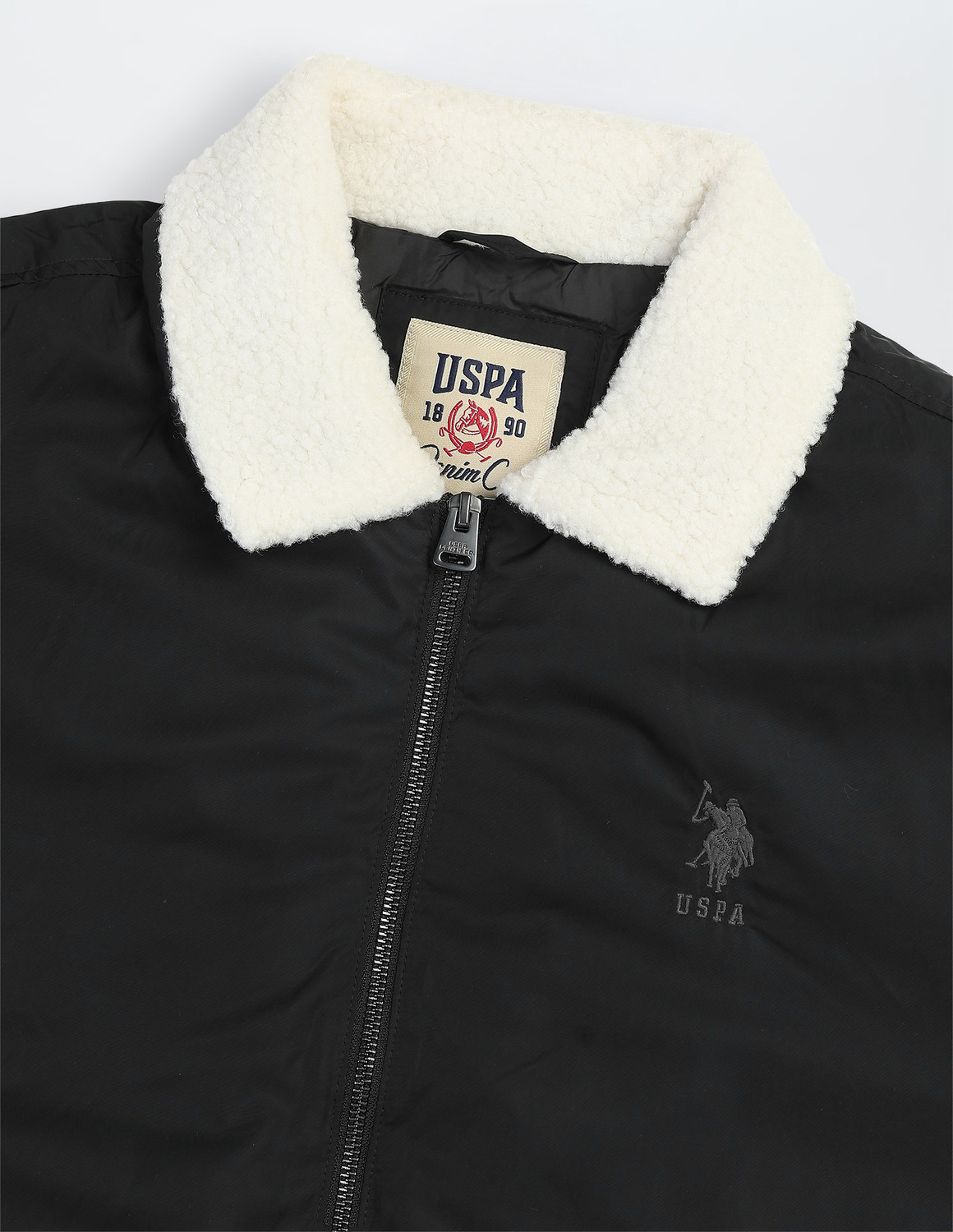 Image of U.S. Polo Assn. Denim Co. Full Sleeve Solid Men Jacket