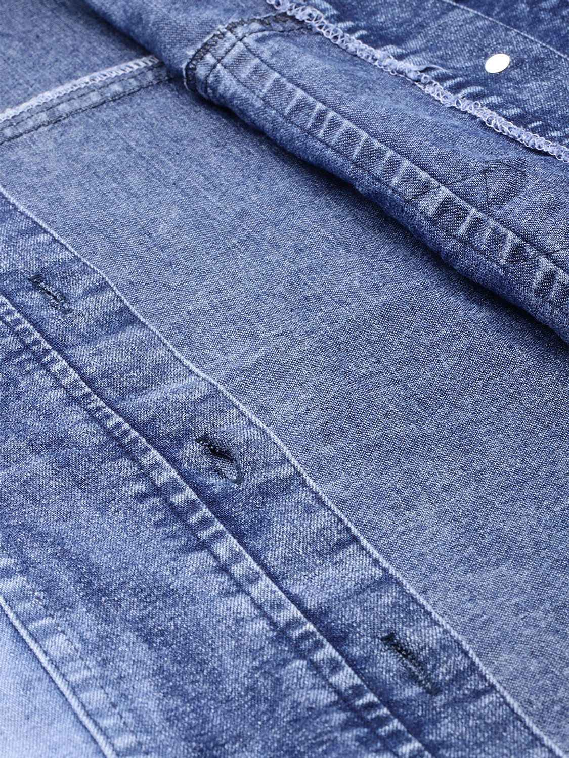 Image of Aarika Women Washed Denim Jacket