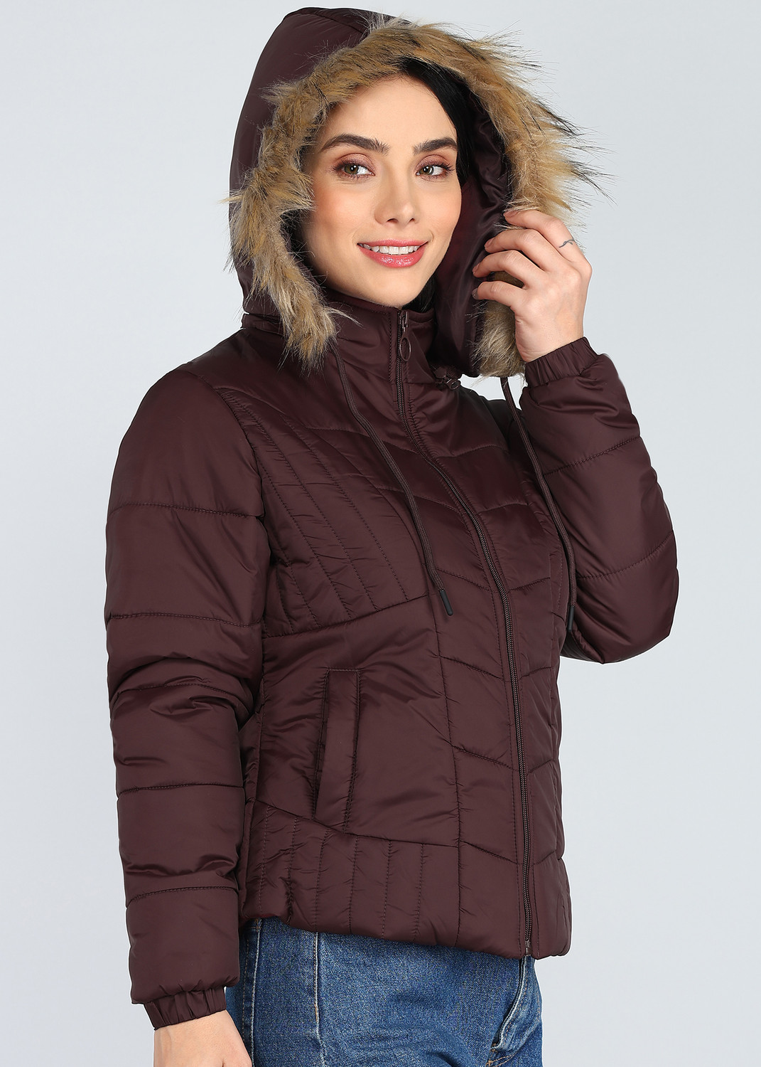 Image of Fort Collins Full Sleeve Solid Women Jacket