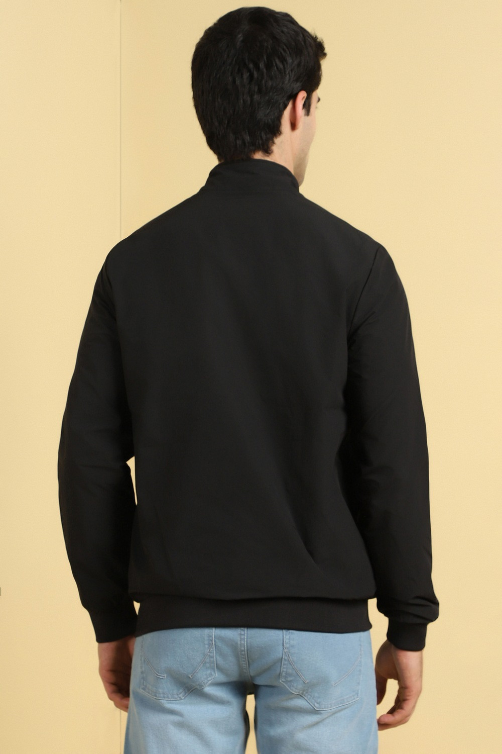 Image of Allen Solly Full Sleeve Solid Men Jacket