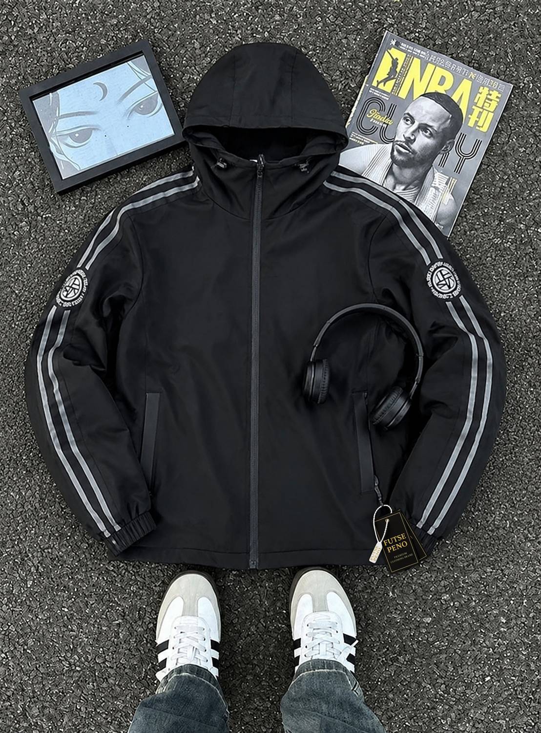 FUTSE PENO Full Sleeve Solid Men Jacket - Image 2