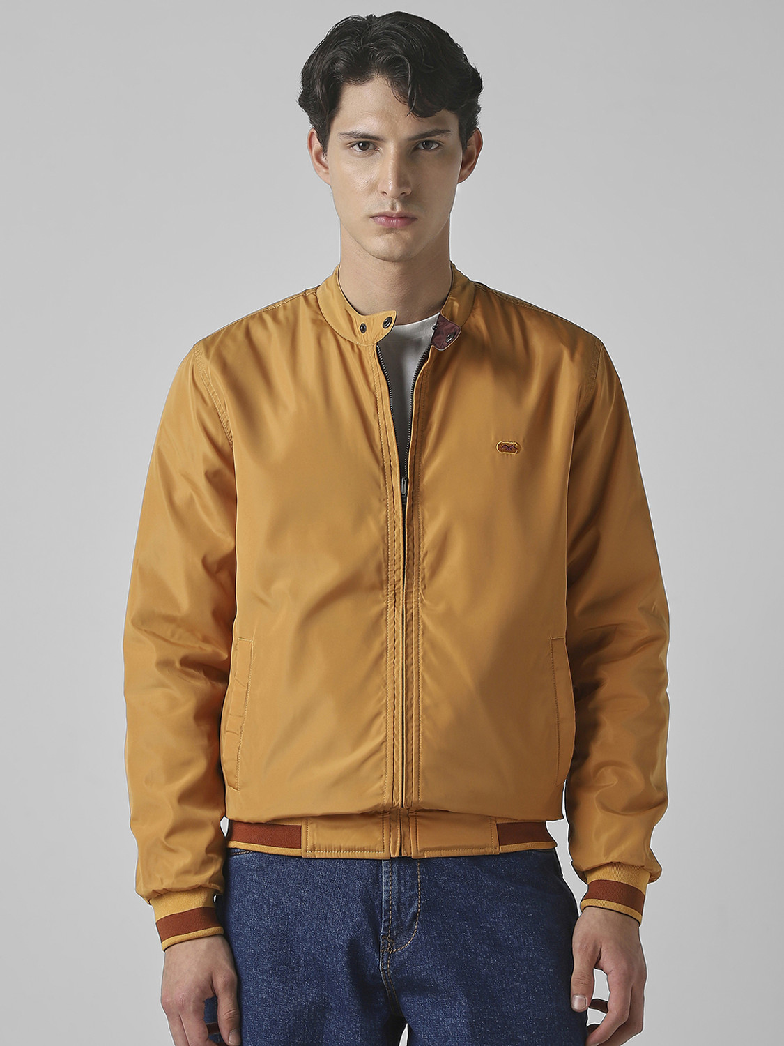 Image of MUFTI Full Sleeve Solid Men Jacket