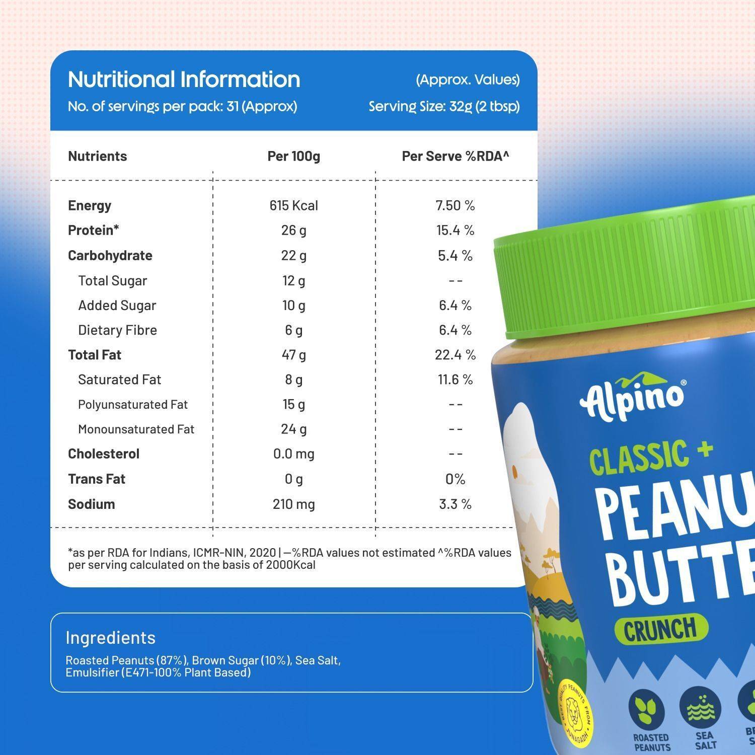 ALPINO Classic Peanut Butter Crunch - Image 2