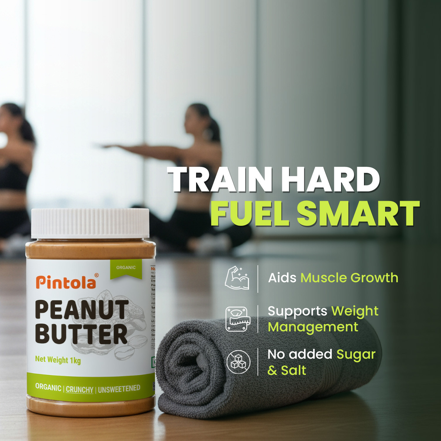 Image of Pintola Organic Peanut Butter (Crunchy) (Unsweetened)