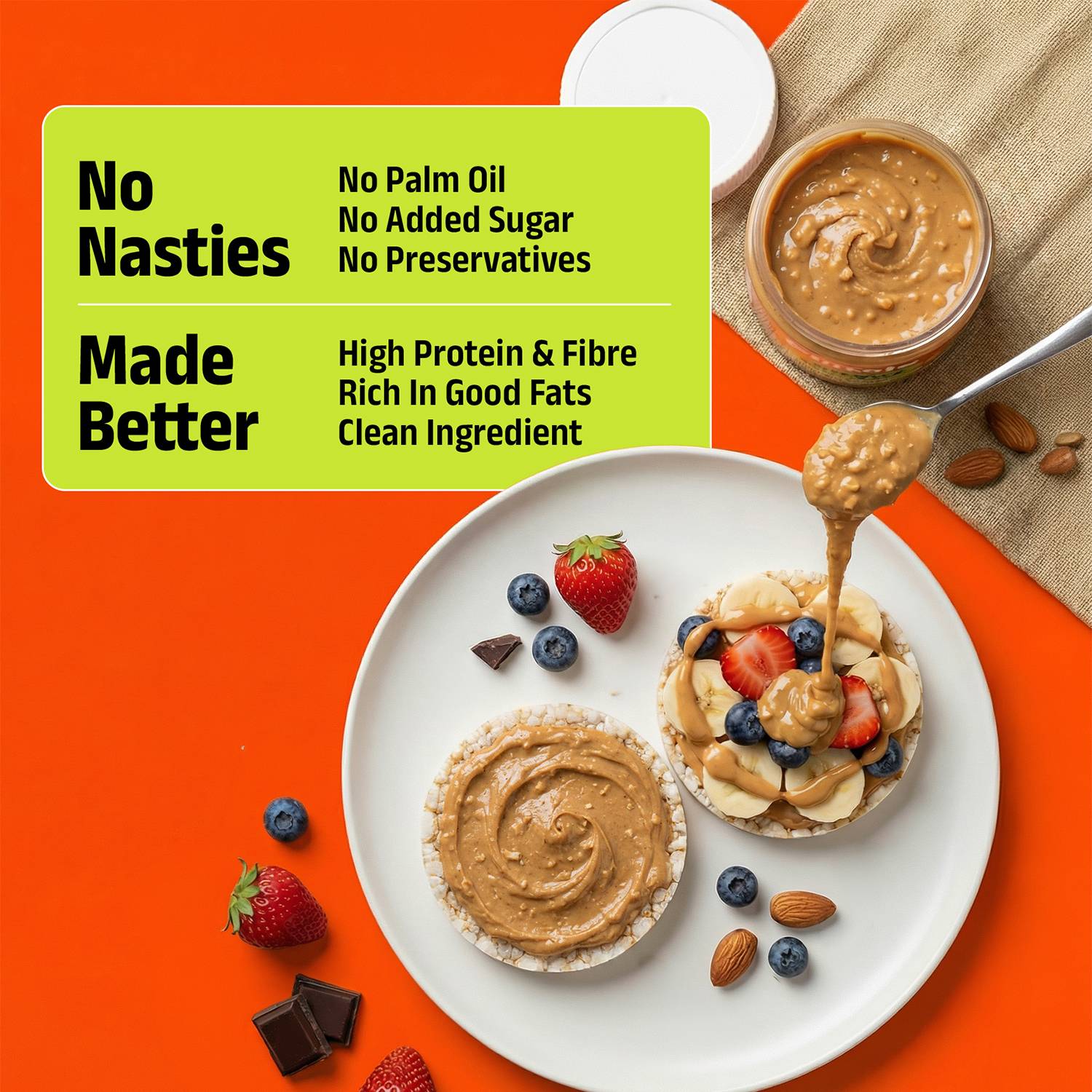 Pintola All Natural Peanut Butter (Crunchy) Unsweetened - Image 4
