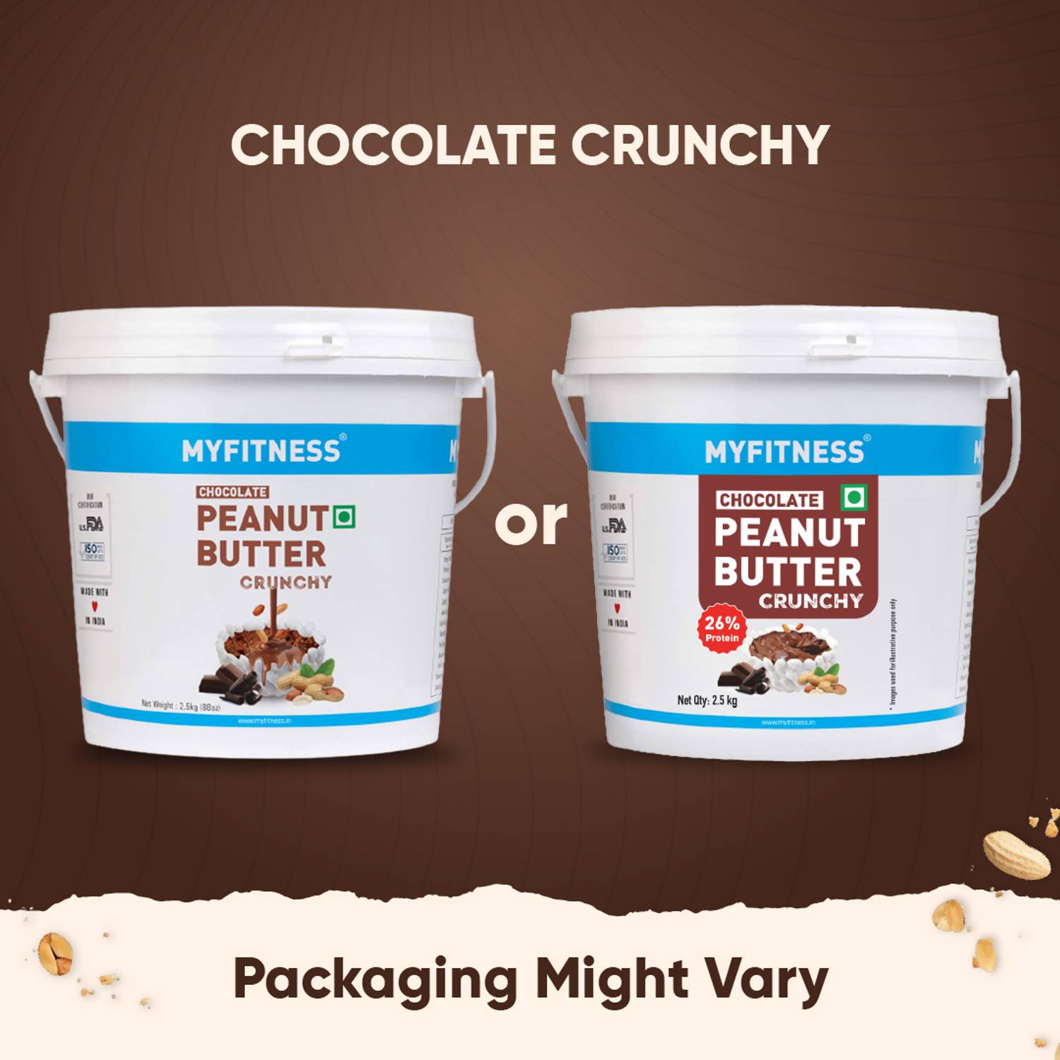 MYFITNESS Chocolate Peanut Butter Crunchy 26g - Image 2