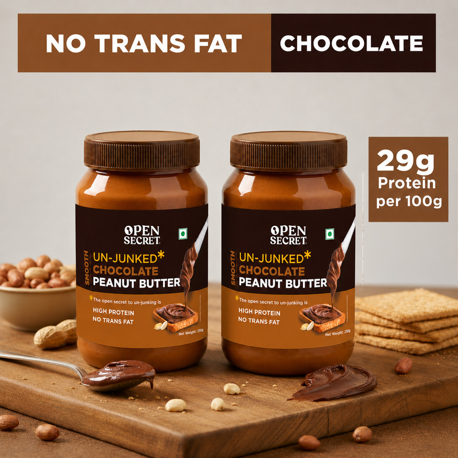 Image of OPEN SECRET High Protein Chocolate Peanut Butter