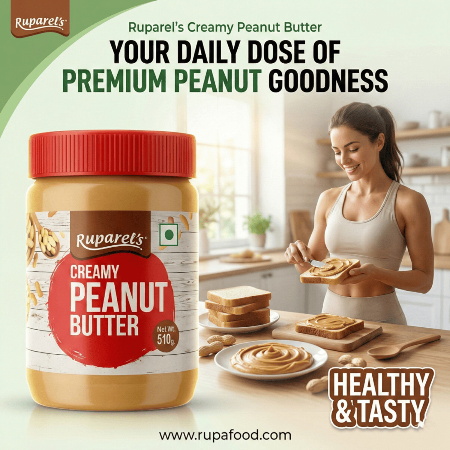 Image of ruparel's SPECIAL COMBO PACK 510G CREAMY PEANUT BUTTER