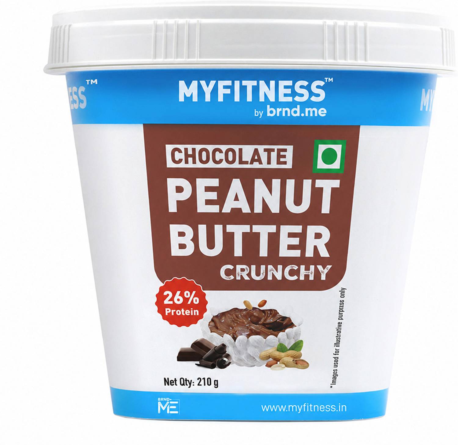 MYFITNESS Chocolate Peanut Butter, 210 g