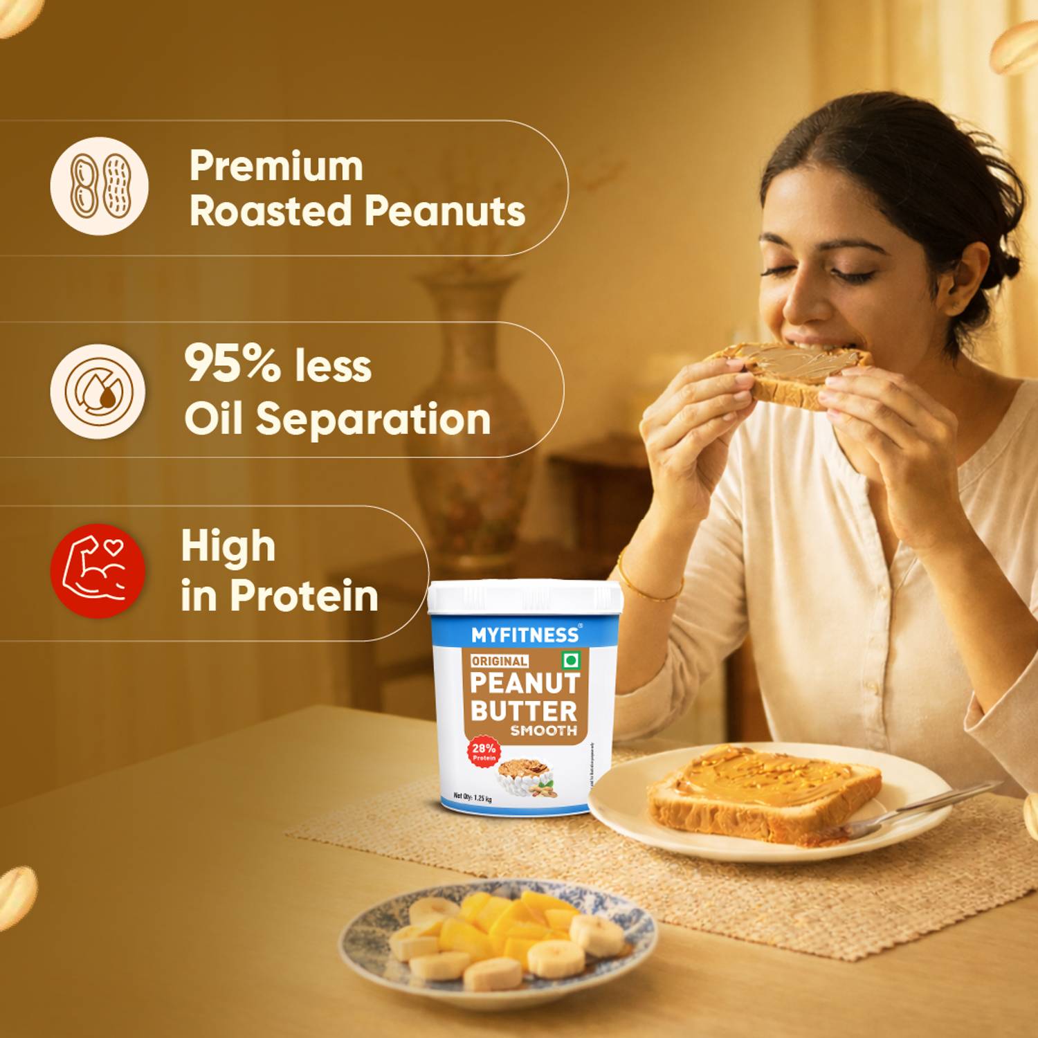 MYFITNESS Original Smooth Nut Butter Spread - Image 3