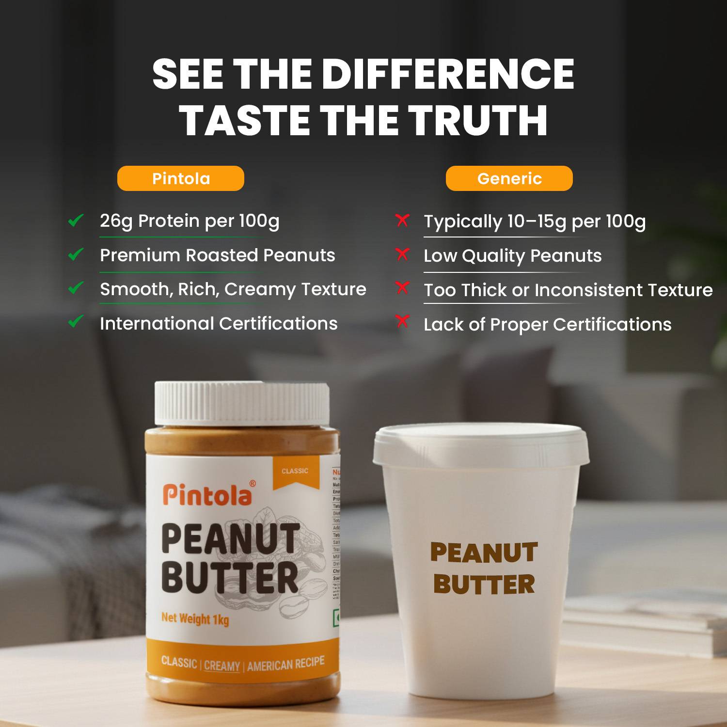 Pintola Classic Peanut Butter (Creamy) - Image 3