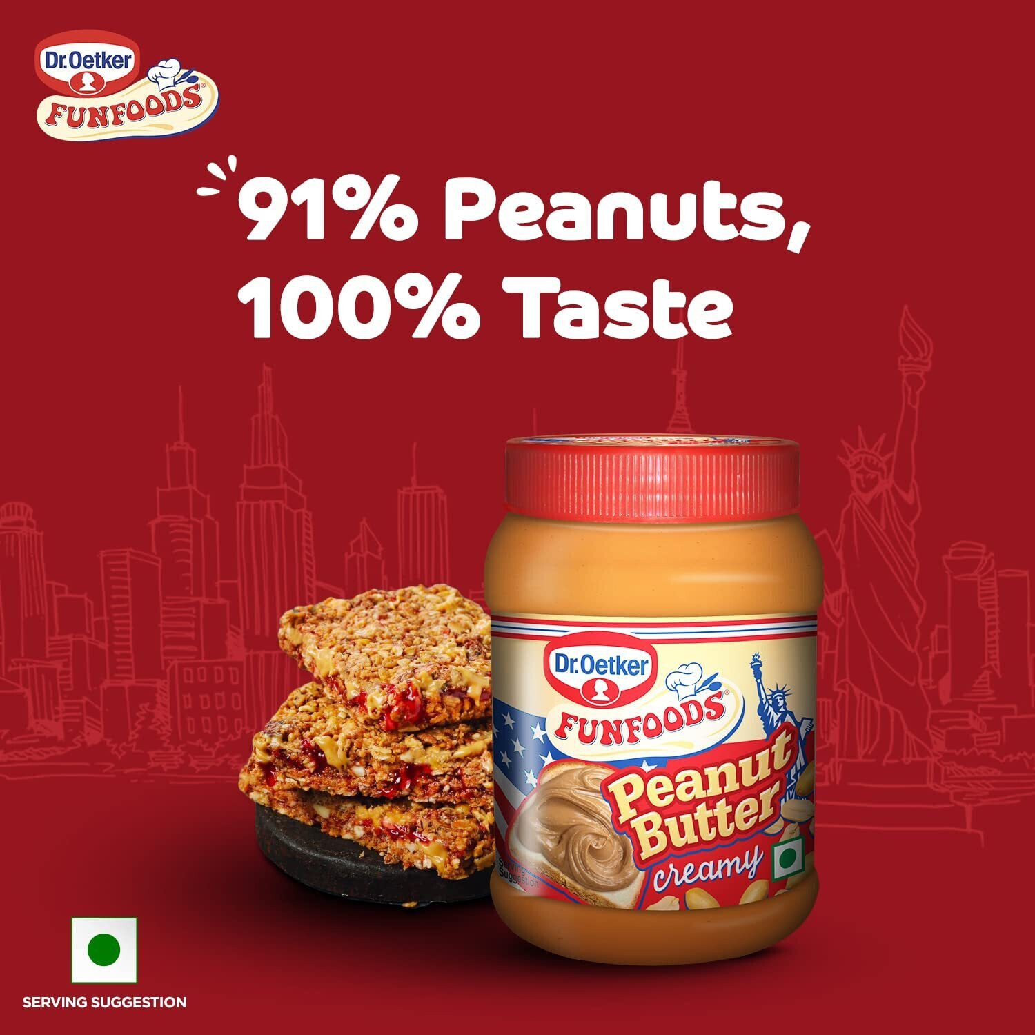 Image of FUNFOODS PEANUT BUTTER CREAMY