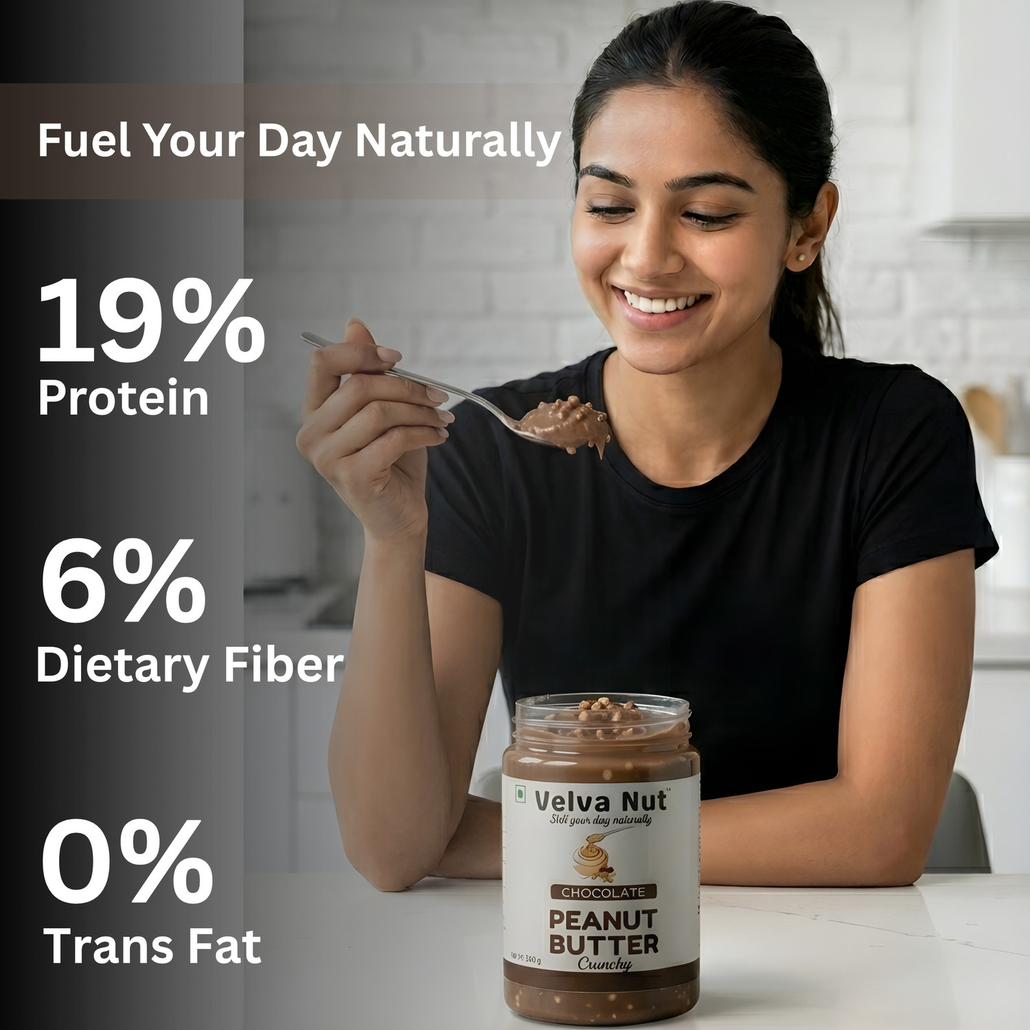 Image of Velva Nut Chocolate Crunchy Peanut Butter