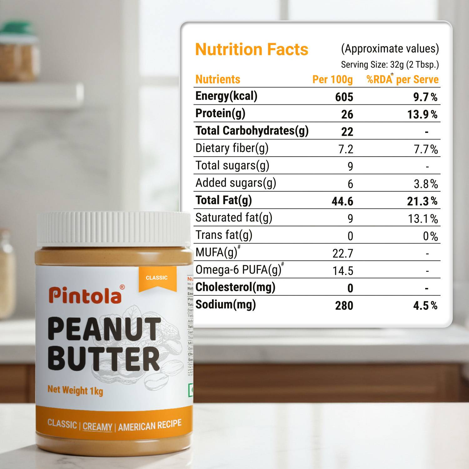 Pintola Classic Peanut Butter (Creamy) - Image 4