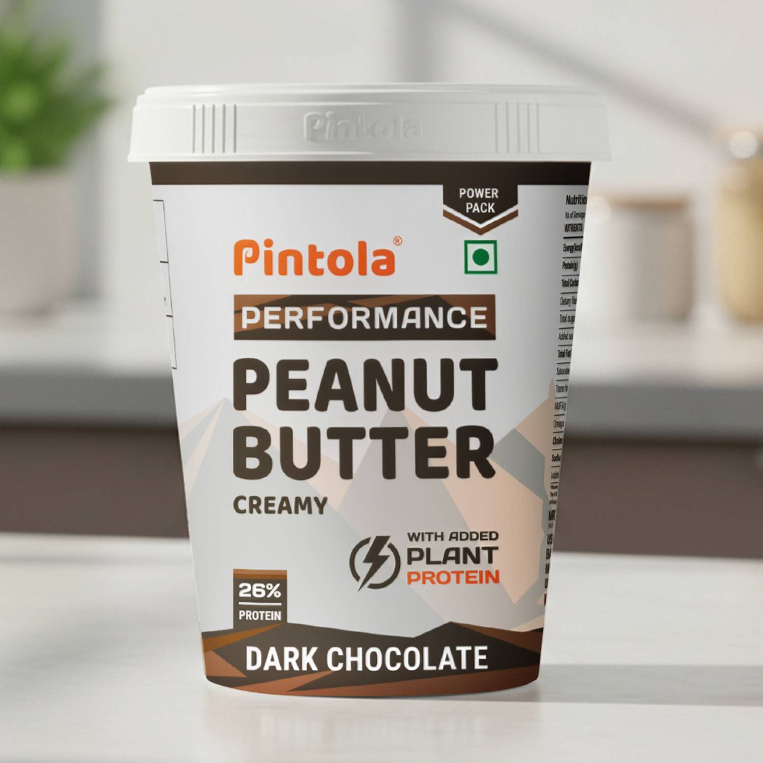 Pintola Dark Chocolate Peanut Butter 350g - Image 1