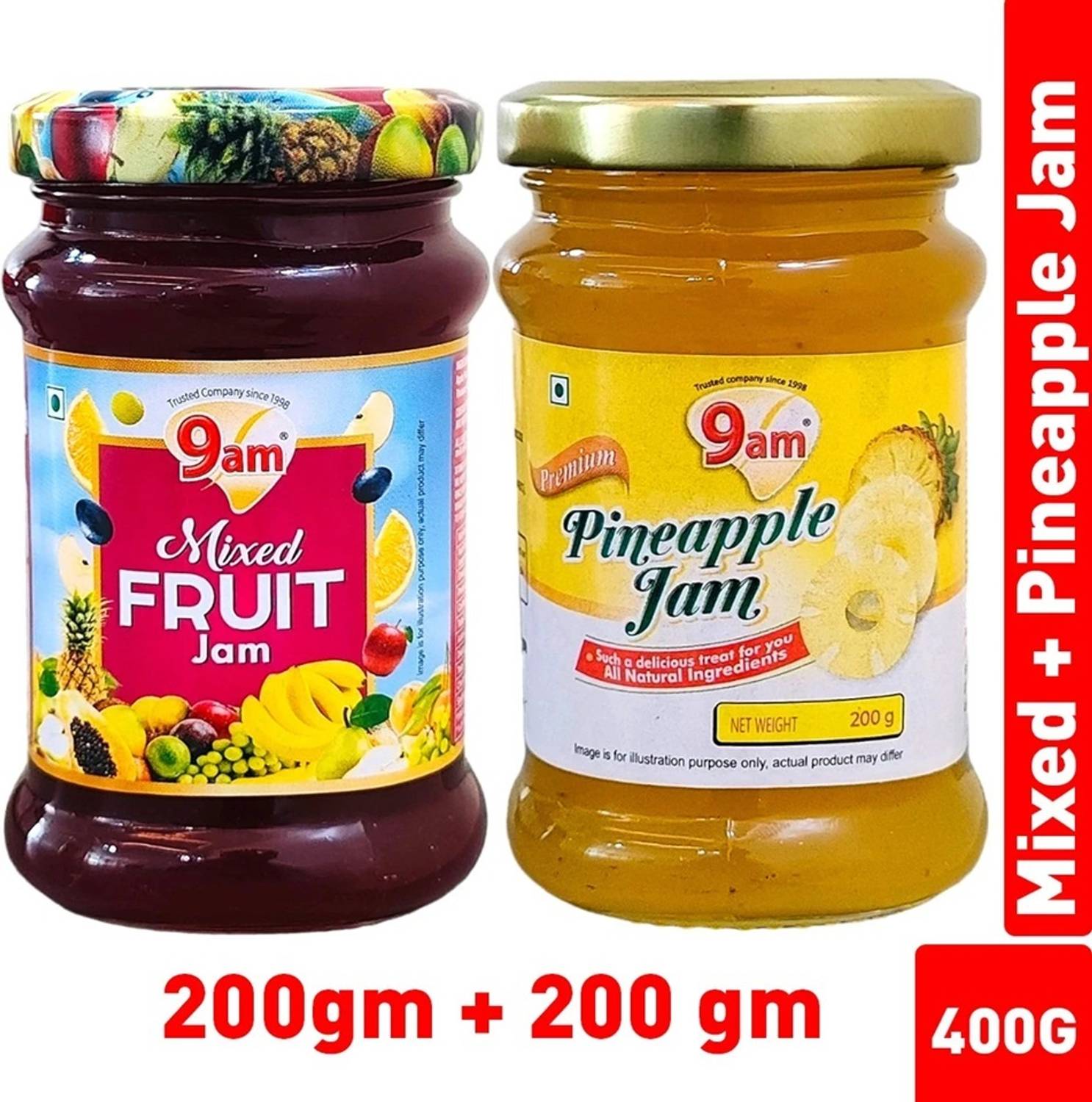 9am Mixed Pineapple Jam