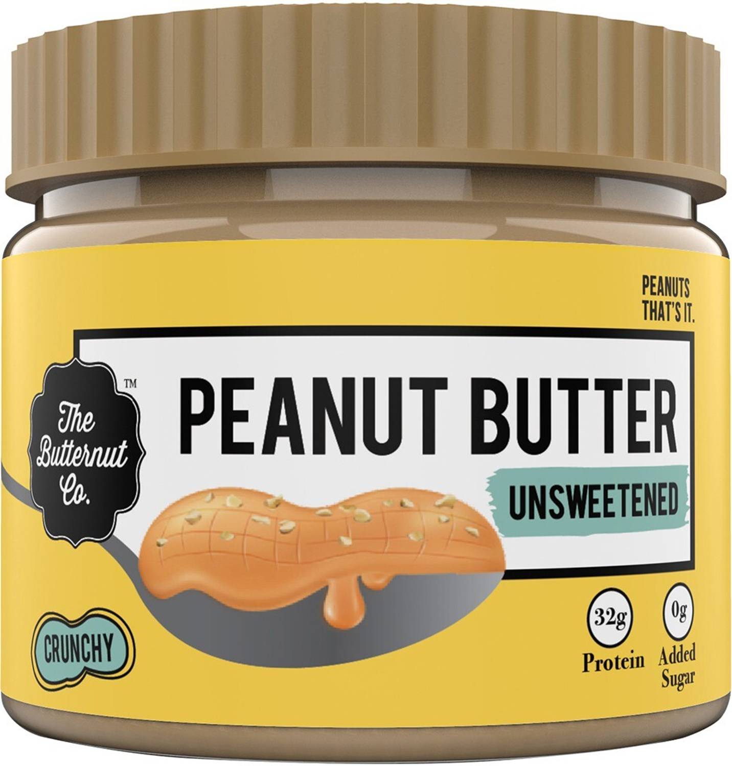 The Butternut Co. Unsweetened Peanut Butter Crunchy