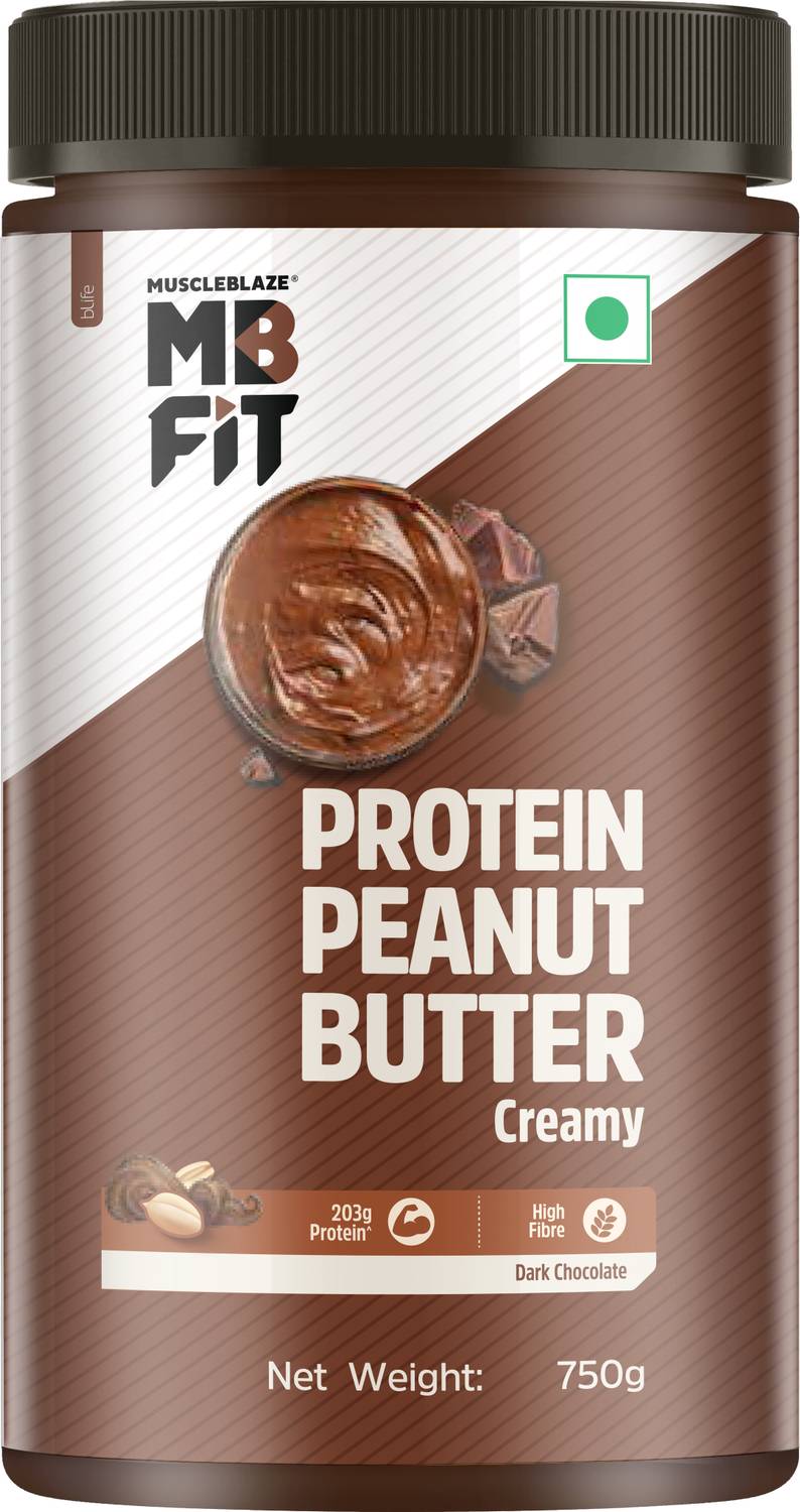 MUSCLEBLAZE High Protein Peanut Butter (Dark Chocolate) 750g - Image 1