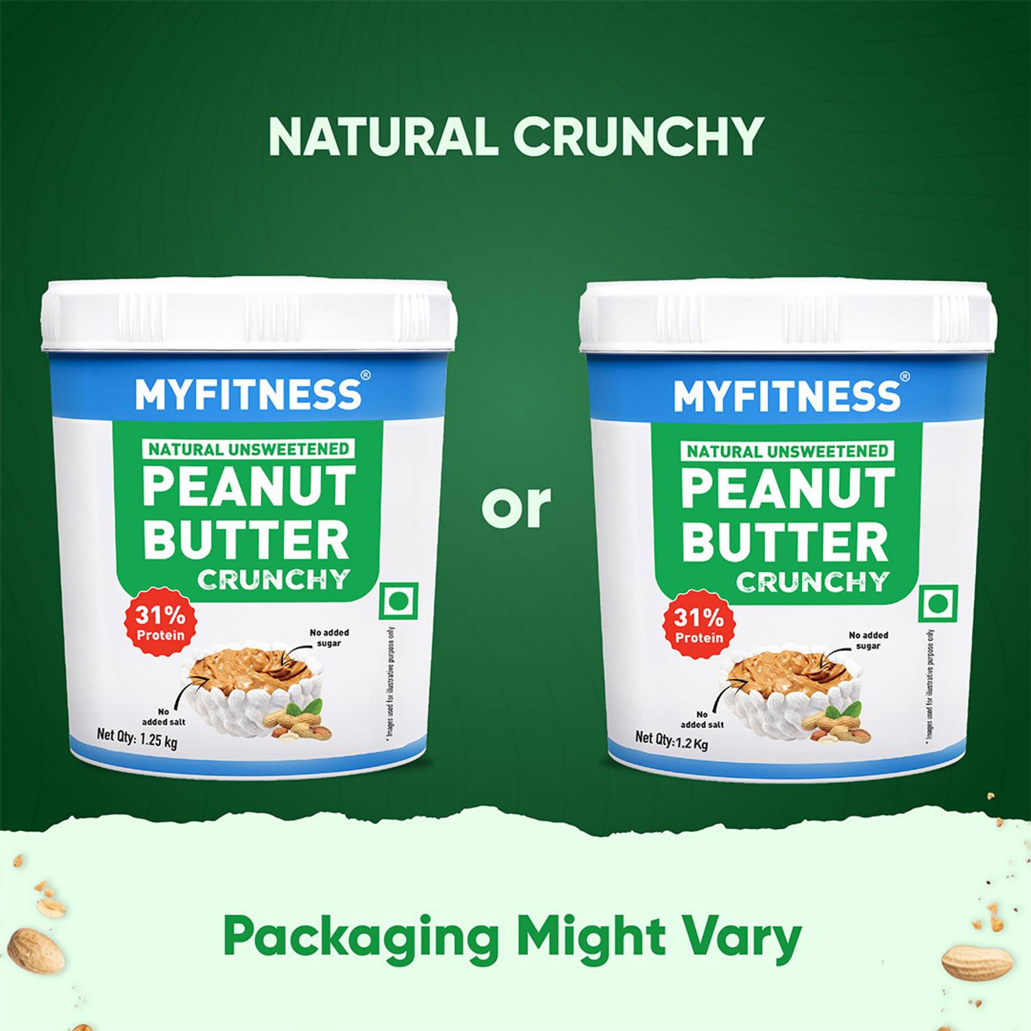 Unsweetened Protein Peanut Butter (Crunchy) - Image 2