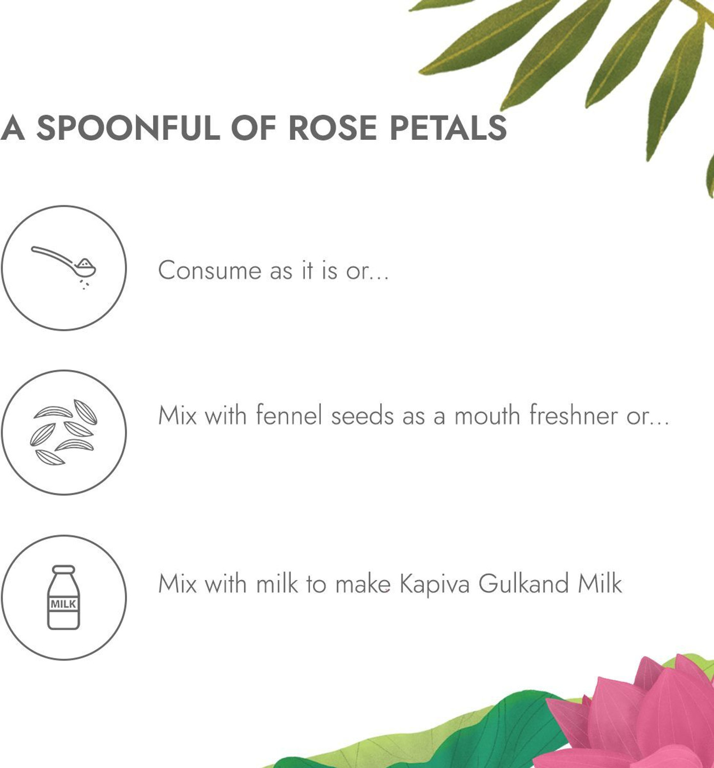 Image of Kapiva Organic Rose Gulkand Sun-Cooked with Mishri No Artificial Additives
