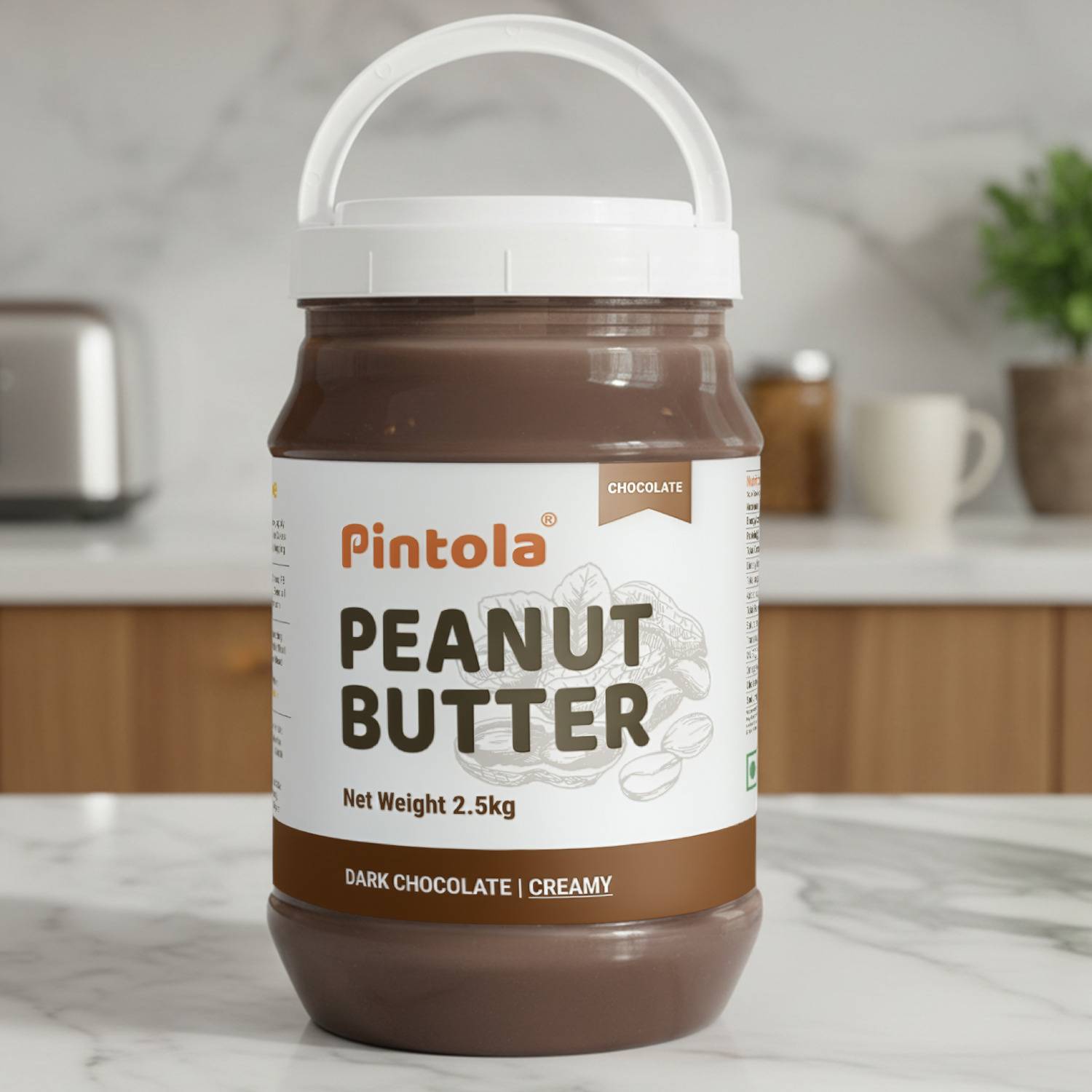 Pintola Dark Chocolate Peanut Butter (Creamy) 2.5 kg