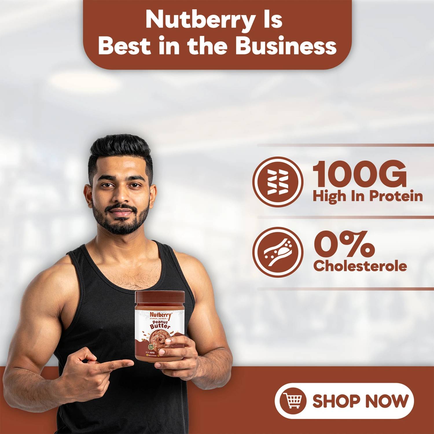 Nutberry Peanut Butter Chocolate 400g - Image 2
