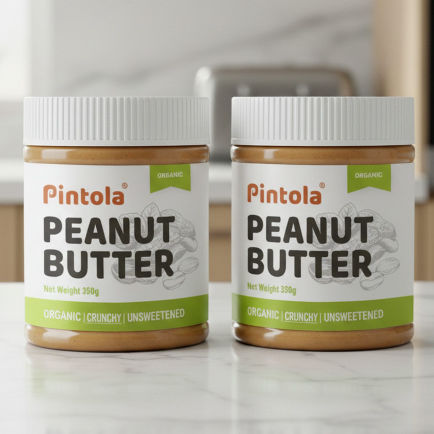 Image of Pintola Organic Peanut Butter (Crunchy) (Unsweetened)