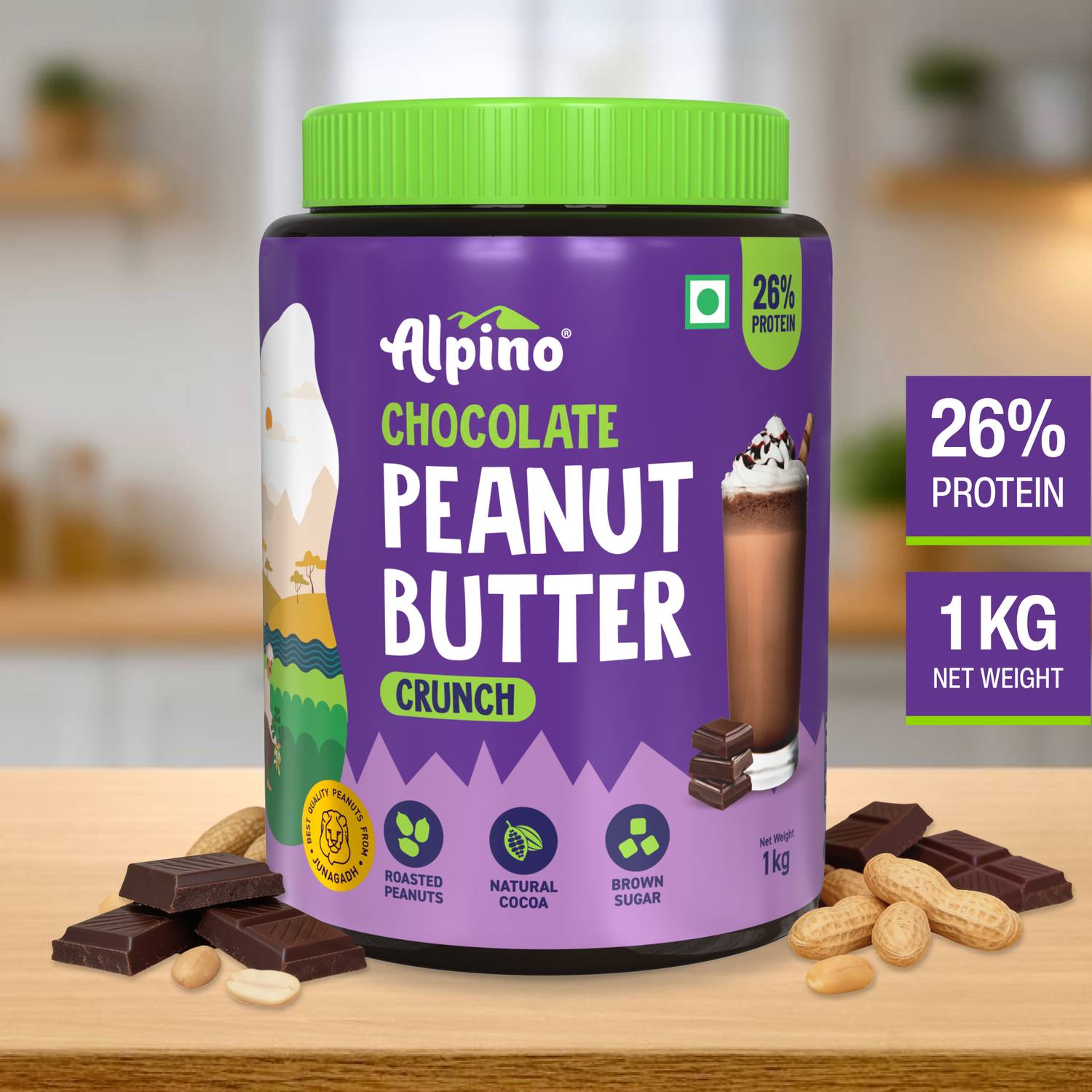 ALPINO Chocolate Peanut Butter Crunch 1 kg
