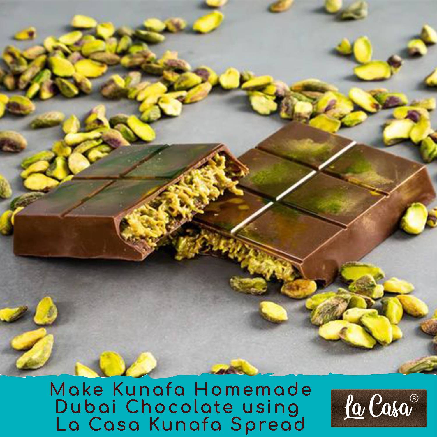 La Casa Kunafa Pistachio Spread 330g - Image 4