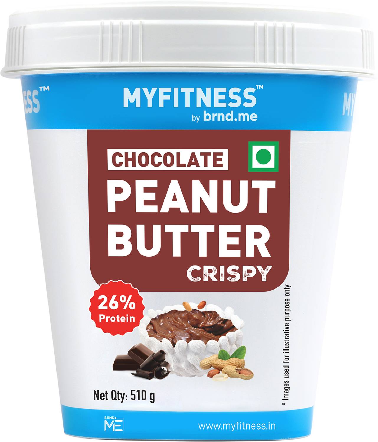 MYFITNESS Chocolate Peanut Butter Crispy 510g