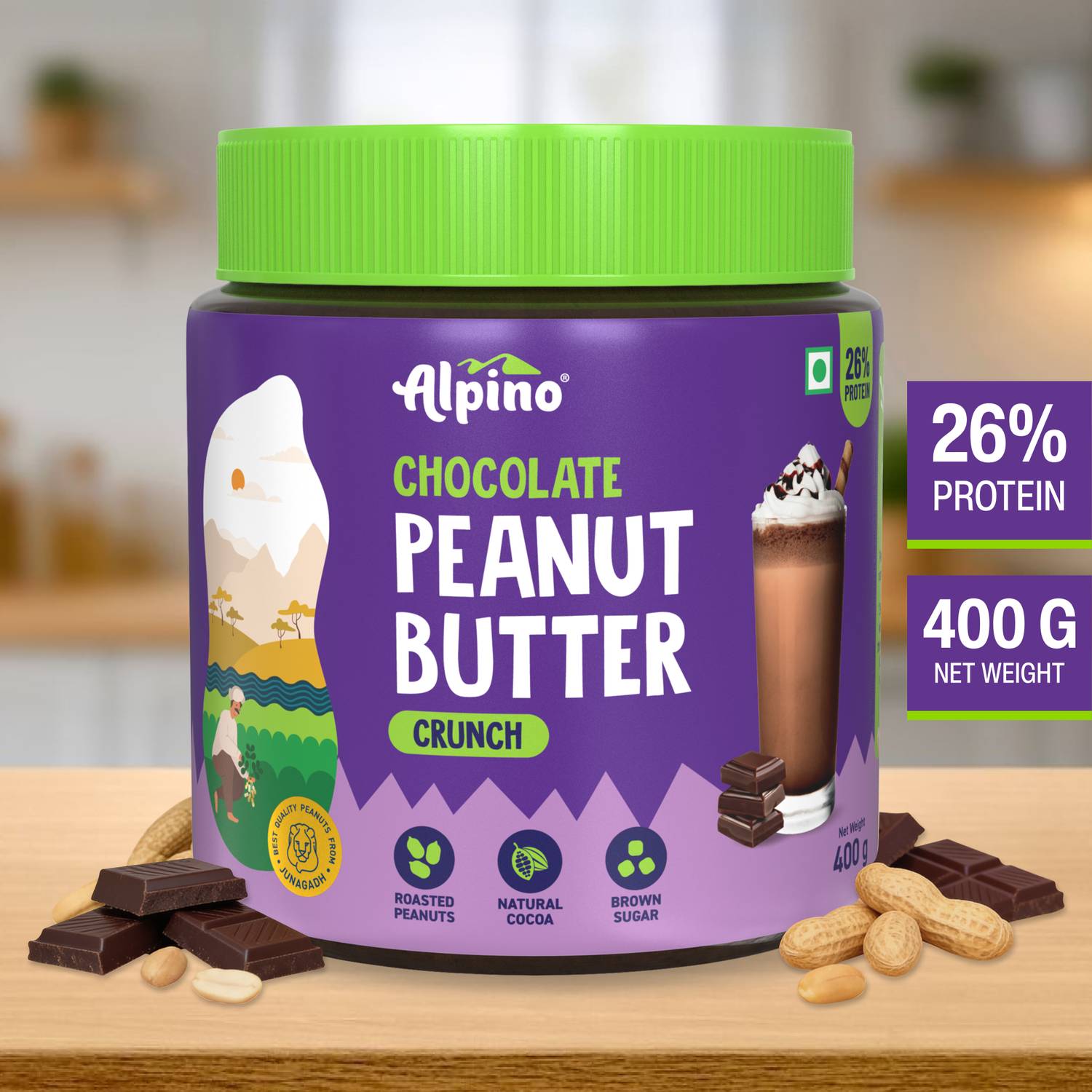 ALPINO Chocolate Peanut Butter Crunch