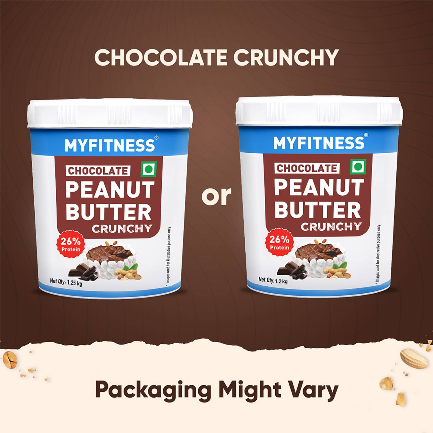 MYFITNESS Chocolate Peanut Butter Crunchy 26g - Image 2