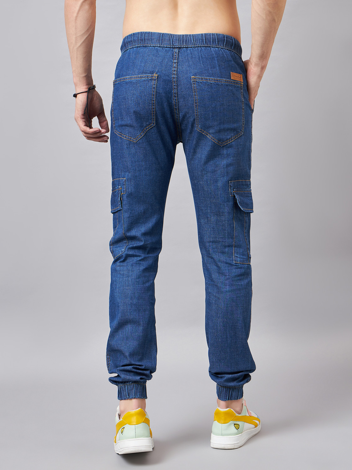 Image of STUDIO NEXX Jogger Fit Men Dark Blue Jeans