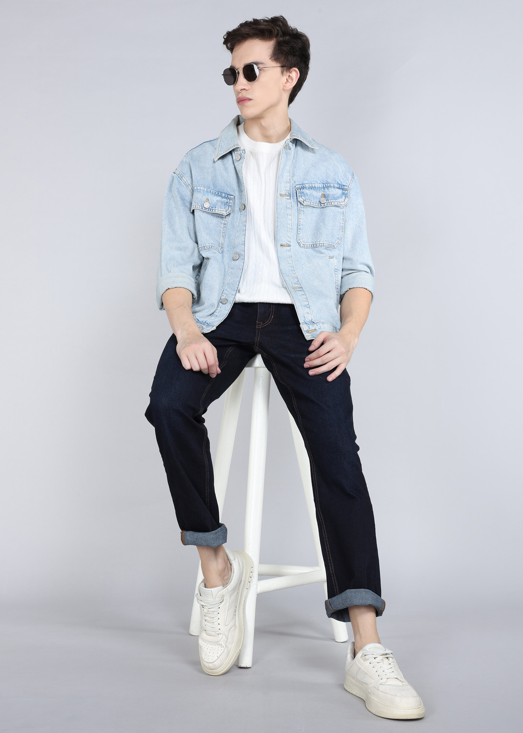 Image of U.S. Polo Assn. Denim Co. Straight Fit Men Dark Blue Jeans