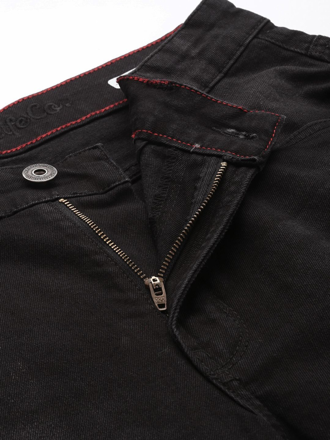 Image of Roadster Straight Fit Men Black Jeans
