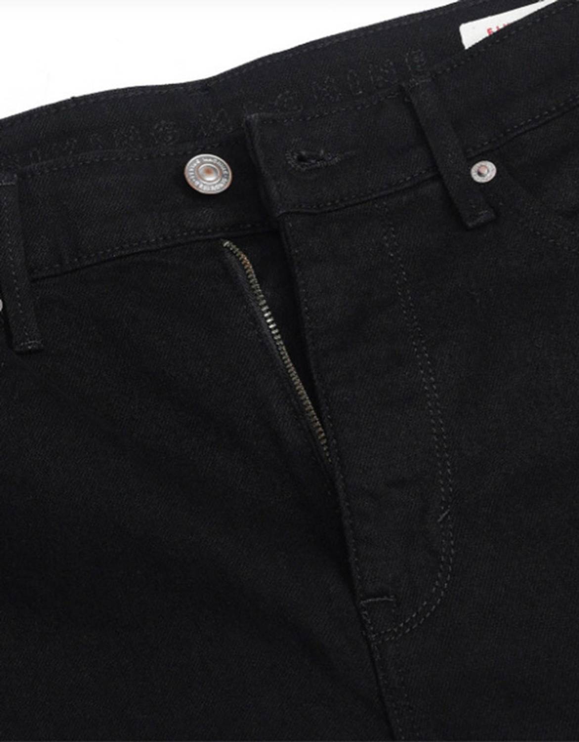 BLACK REY Straight Fit Black Jeans - Image 4