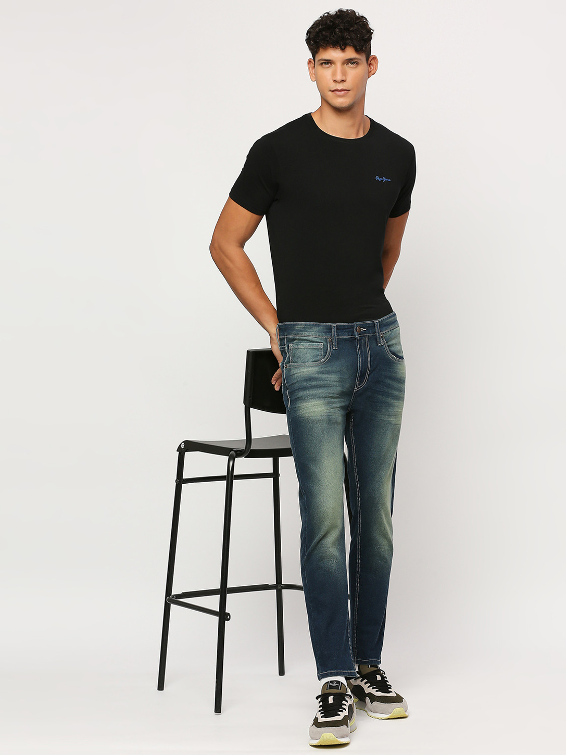 Image of Pepe Jeans Slim Men Dark Blue Jeans
