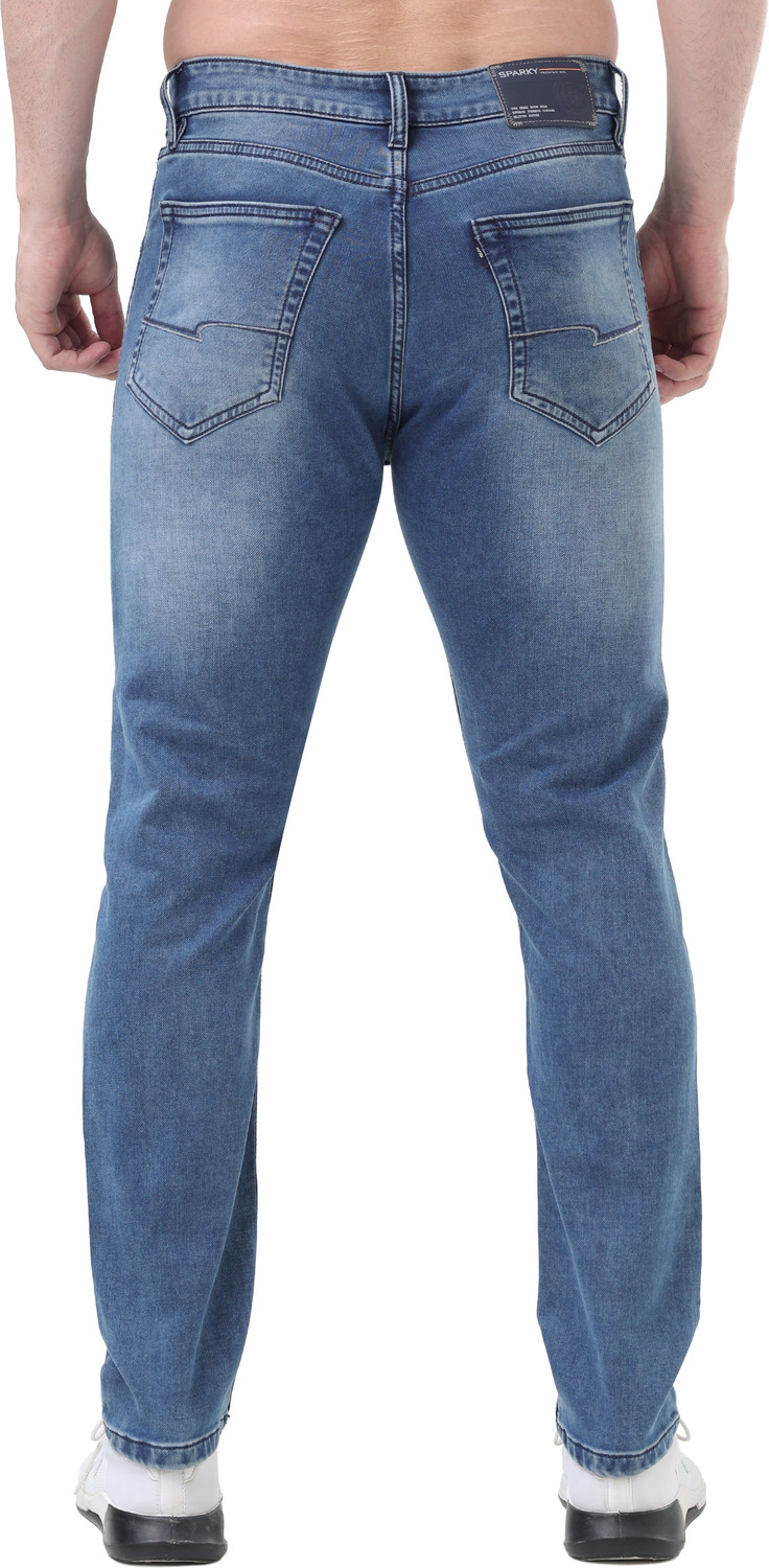 Image of SPARKY Slim Men Dark Blue Jeans