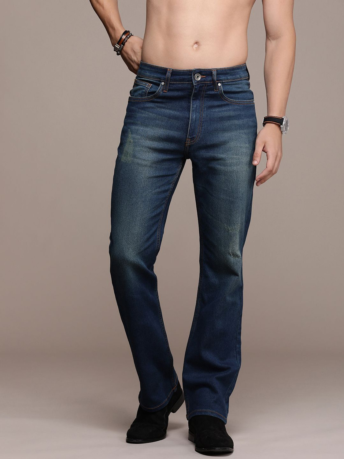 Image of Roadster Boot-Leg Men Blue Jeans