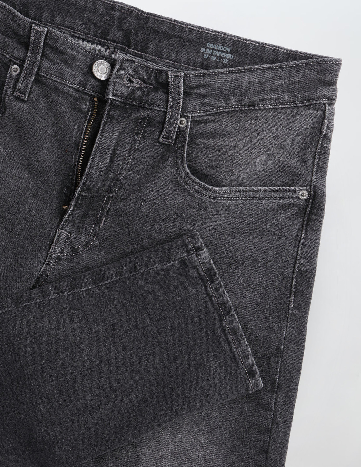 Image of U.S. Polo Assn. Denim Co. Tapered Fit Men Grey Jeans