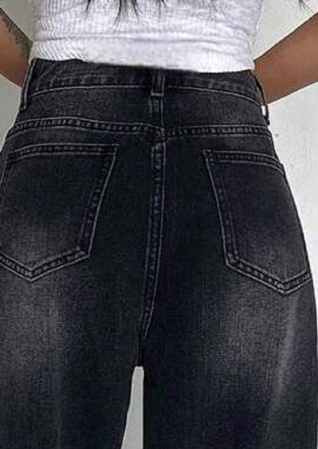 Image of HUNTER HAYES Loose Fit Women Black Jeans