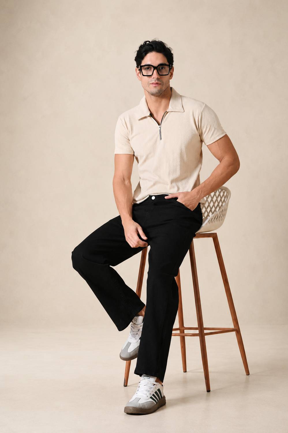 STARVIELLE Relaxed Fit Men Black Jeans - Image 5