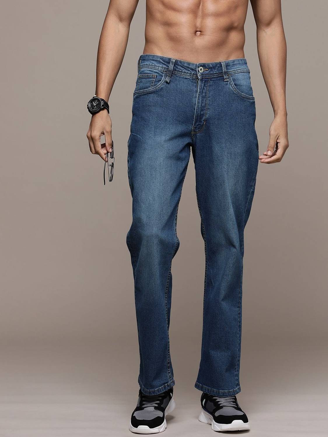 Roadster Men Blue Boot-Leg Jeans